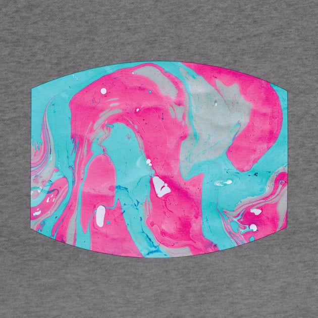 Pink & Blue Marble Swirl by KindlyHarlot